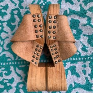 Boho platform sandals